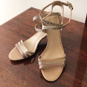 Nine West heeled sandals.